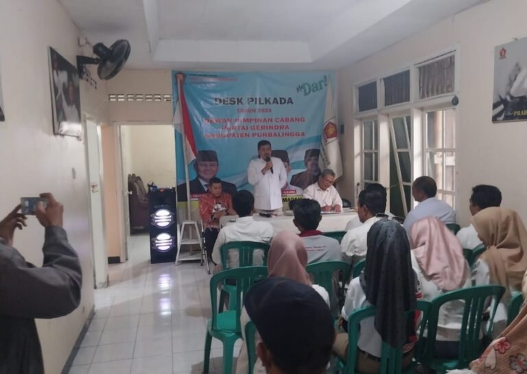 DESK PILKADA TAHUN 2024: DEWAN PIMPINAN CABANG PARTAI GERINDRA KABUPATEN PURBALINGGA