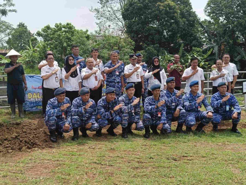 Lanud Jenderal Besar Soedirman Gelar Bakti Teritorial Prima di Dua Desa Kec. Bukateja